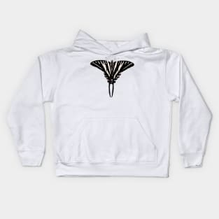 Zebra Swallowtail Kids Hoodie